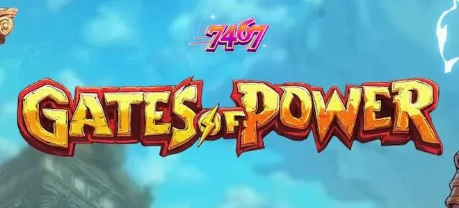 Visual na representasyon ng Gates of Power slot na may temang Griyego